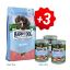 AKCIA Sensible Puppy Chicken, Salmon & Potato 10 kg + 3x konzerva Puppy & Junior Lamm - Jahňacie 400 g