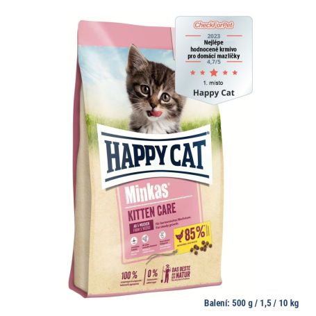 AKCIA Minkas Kitten Care Geflügel 10 kg - 10% 