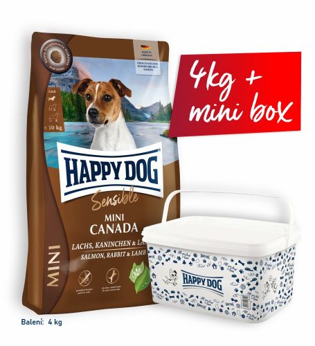 AKCIA Mini Canada 4kg + mini box (SK)