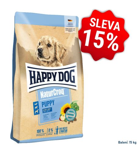 AKCIA NaturCroq Puppy 15 kg  so zľavou 15% (SK) 