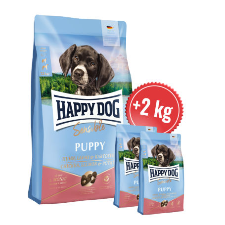 Akcia Puppy Chicken, Salmon & Potato 10 kg + 2 kg (SK)