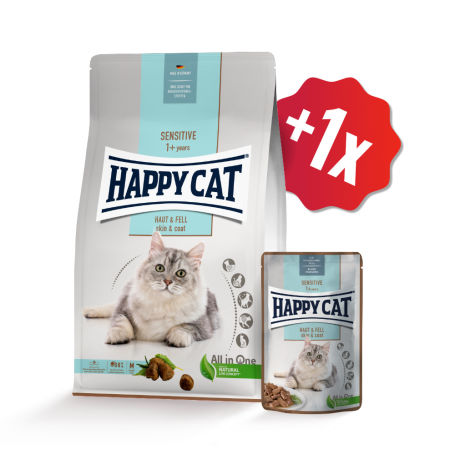 AKCE Sensitive Haut & Fell 1,3 kg + 1 x Kapsička