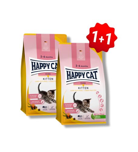 AKCIA Kitten Land Geflügel 1,3 kg 1+1