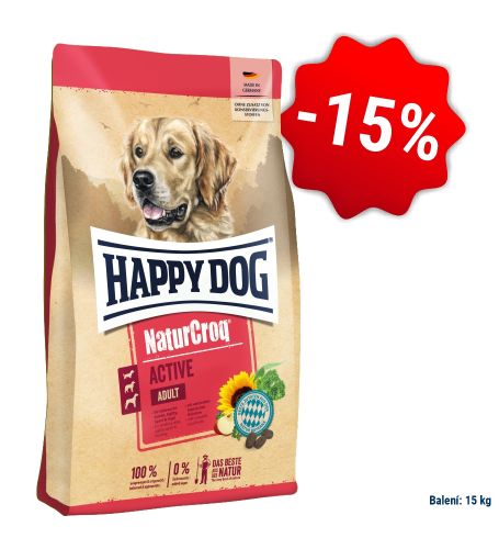 AKCIA NaturCroq Active 15 kg - 15% (SK)