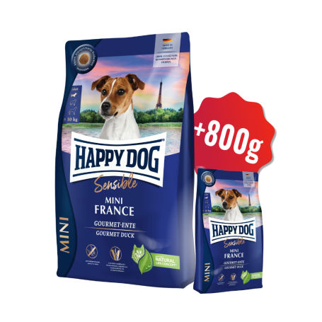 AKCIA Sensible Mini France 4 kg + 800g (SK)  