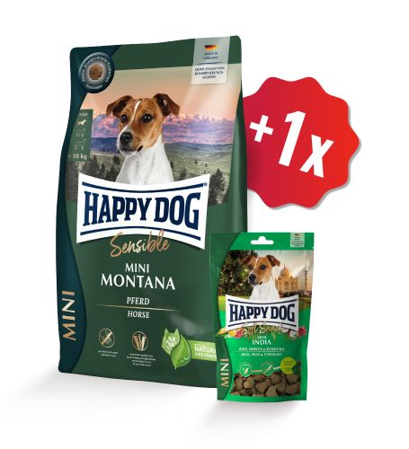 AKCE Mini Montana 800 g + 1 x Soft Snack 100 g 
