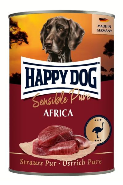 Konzerva Sensible Pure Africa - pštrosí 400 g