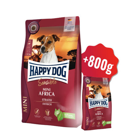 AKCIA Sensible Mini Africa 4 kg + 800g (SK)