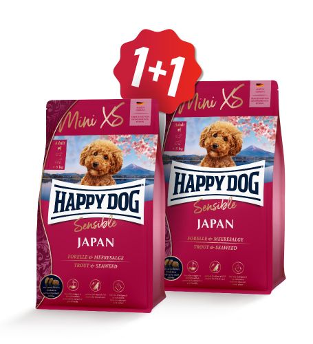 Akce Sensible Mini XS Japan 1,3 kg 1+1