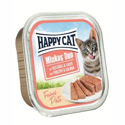 Minkas Duo Paté - Drůbež & Losos 100 g