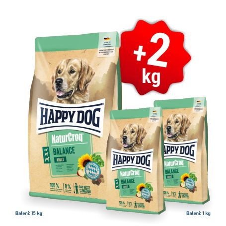 Akcia NaturCroq BALANCE 15 kg + 2 kg  SK