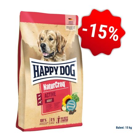 AKCE NaturCroq Active 15 kg - 15% 