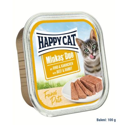 Minkas Duo Paté - Hovädzie & Králik 100 g