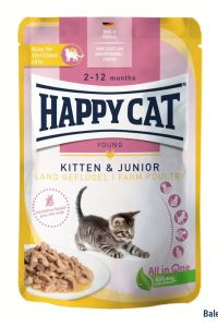 Kapsička Kitten & Junior Drůbež 85 g / Land-Geflügel