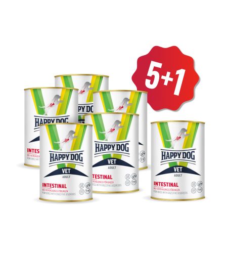 AKCE Konzerva HD VET Intestinal 400 g 5+1