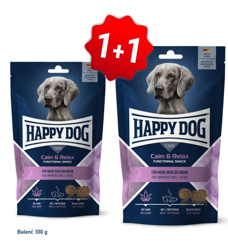 AKCE Care Snack Calm & Relax 100g 1+1