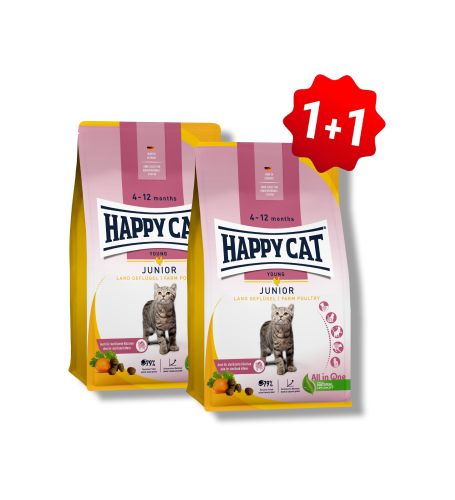 AKCE Junior Land Geflügel 1,3 kg 1+1